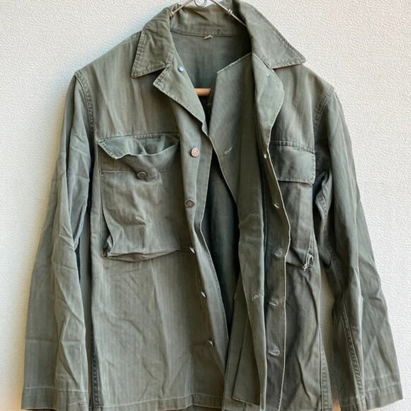 Original US Army WW2 HBT Jacket - Picture 8 of 8